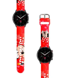 Correa Para Amazfit GTR 2 Minnie Mouse Red