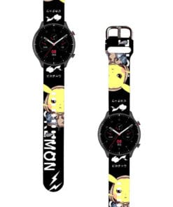 Correa Para Amazfit GTR 2 Pikachu Urbano Negro