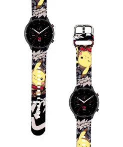 Correa Para Amazfit GTR 2 Pikachu Boom Negro