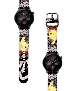Correa Para Amazfit GTR 4 Pikachu Boom Negro