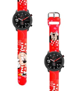 Correa Para Amazfit GTR 42MM Minnie Mouse Red