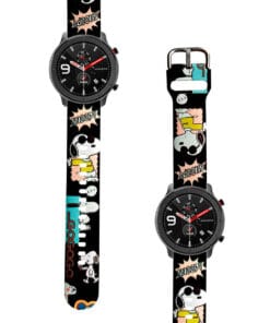 Correa Para Amazfit GTR 42MM Snoopy Cool Negro