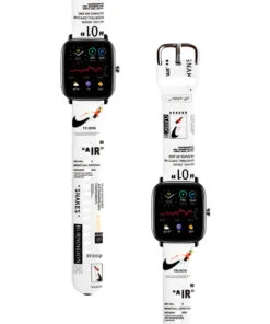 Correa Para Amazfit GTS 2 Mini Nike Air Blanco