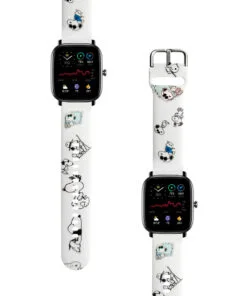 Correa Para Amazfit GTS 2 Mini Snoopy Blanco
