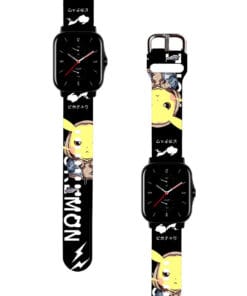 Correa Para Amazfit GTS 2 Pikachu Urbano Negro