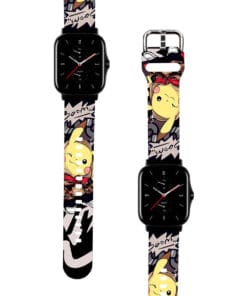 Correa Para Amazfit GTS 2 Pikachu Boom Negro