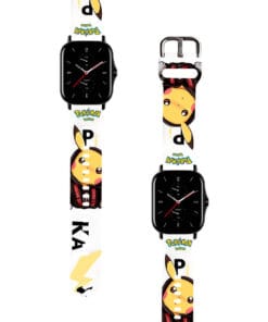 Correa Para Amazfit GTS 2 Pikachu Urbano Blanco