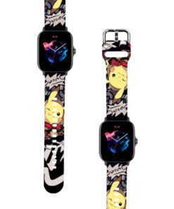 Correa Para Amazfit GTS 3 Pikachu Boom Negro