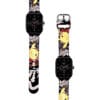 Correa Para Amazfit GTS 4 Pikachu Boom Negro