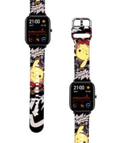 Correa Para Amazfit GTS Pikachu Boom Negro