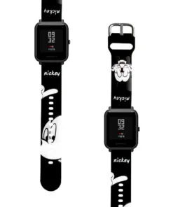 Correa Para Amazfit Bip Lite Mickey Mouse Negro
