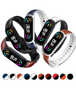 Correa De Cuero Xiaomi Mi Band 5 y 6