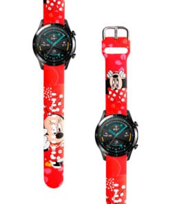 Correa Para Huawei GT2 46mm Minnie Mouse Red