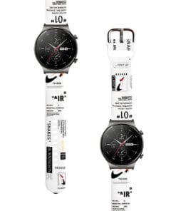 Correa Para Huawei GT2 Pro 46mm Nike Air Blanco