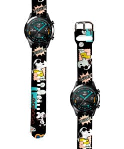 Correa Para Huawei GT2 46mm Snoopy Cool Negro