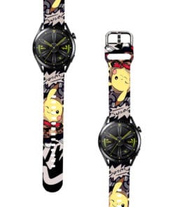 Correa Para Huawei GT3 Pikachu Boom Negro