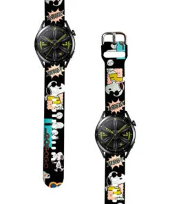 Correa Para Huawei GT3 Snoopy Cool Negro