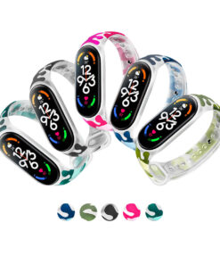 Correa Para Xiaomi Mi Band 7 Camuflado Transparente