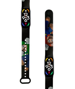Correa Para Xiaomi Mi Band 7 Mario y Luigui