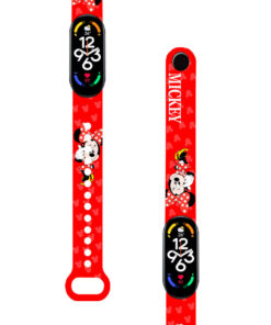 Correa Para Xiaomi Mi Band 7 Minnie Mouse Red