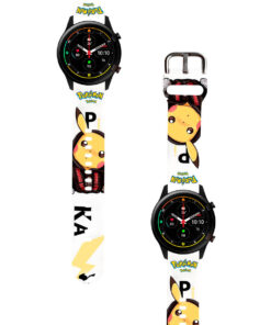 Correa Para Xiaomi Mi Watch Color Pikachu Urbano Blanco