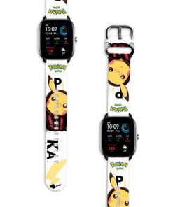 Correa Para Amazfit GTS 4 Mini Pikachu Urbano Blanco