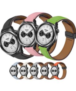 Correa de Cuero Para Xiaomi Watch S3-S4 Broche Magnético