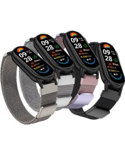 Correa de Metal Para Xiaomi Smartband 9 Broche Magnético