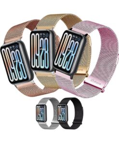 Correa de Metal Para Xiaomi Smartband 9 Pro Tipo Malla Magnética