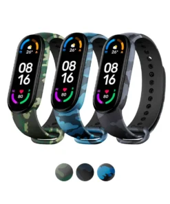 Correa Para Xiaomi Mi Band 5 y 6 Camuflada Diseño