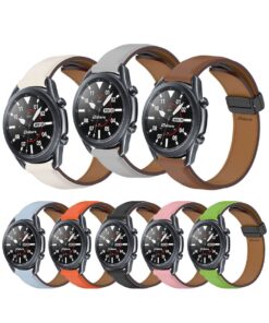 Correa de Cuero Para Samsung Galaxy Watch 3 Magnético