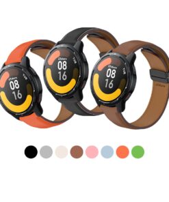 Correa de Cuero Para Xiaomi Watch S1 Active Magnético
