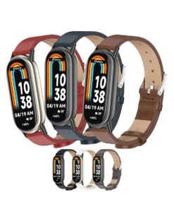 Correa de Cuero Para Xiaomi Mi Band 8